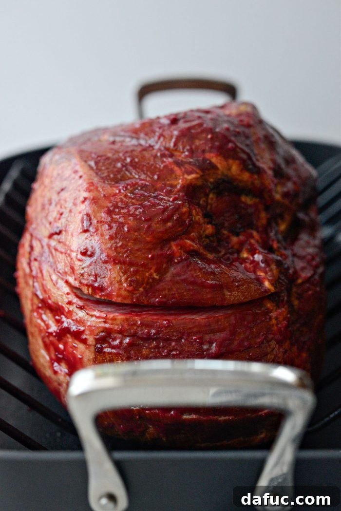 Glistening Cranberry Glazed Ham 15 img 91783 14