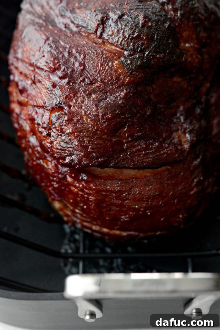 Glistening Cranberry Glazed Ham 19 sticky cranberry glazed ham