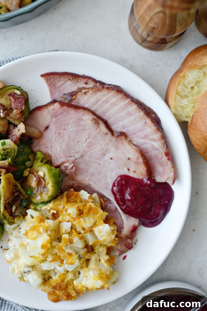 Glistening Cranberry Glazed Ham 23 img 91783 22