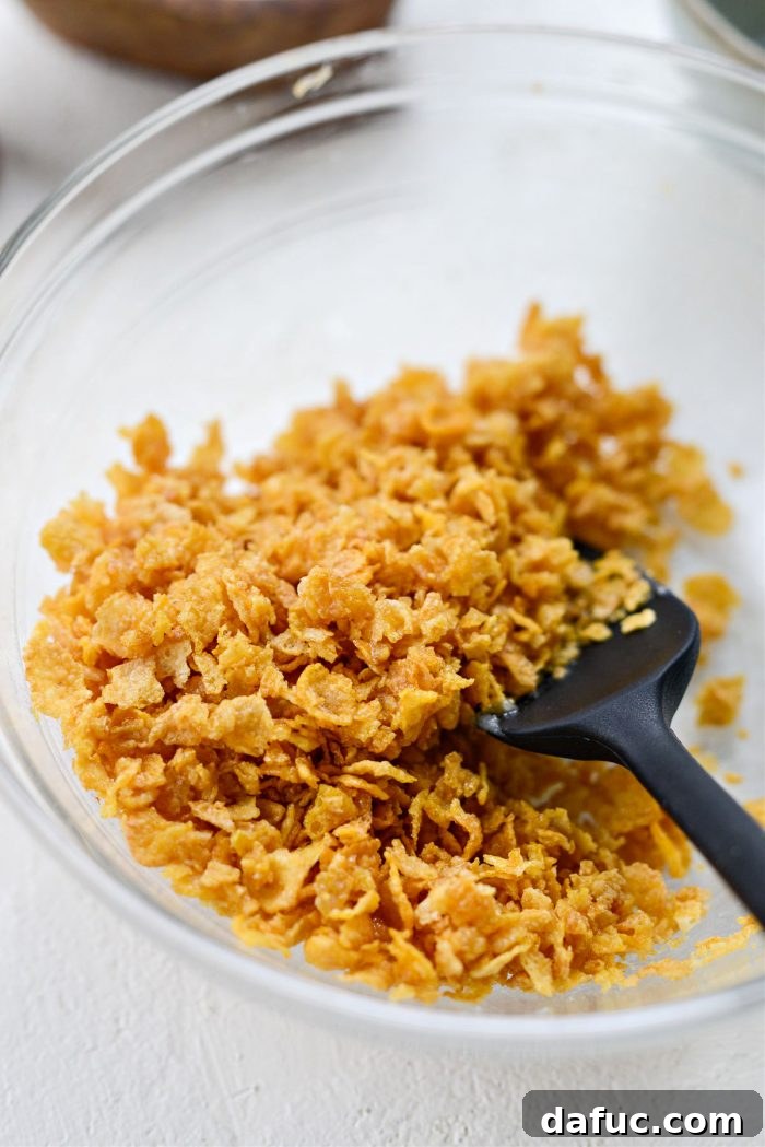 Mel's Golden Cheesy Potato Bake 14 mix to incorporate