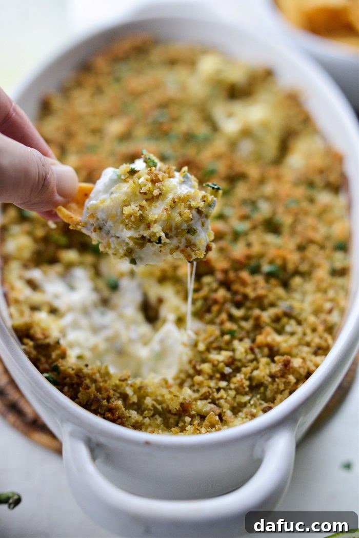The Ultimate Jalapeño Popper Dip 20 Final close-up of the delicious Jalapeño Popper Dip