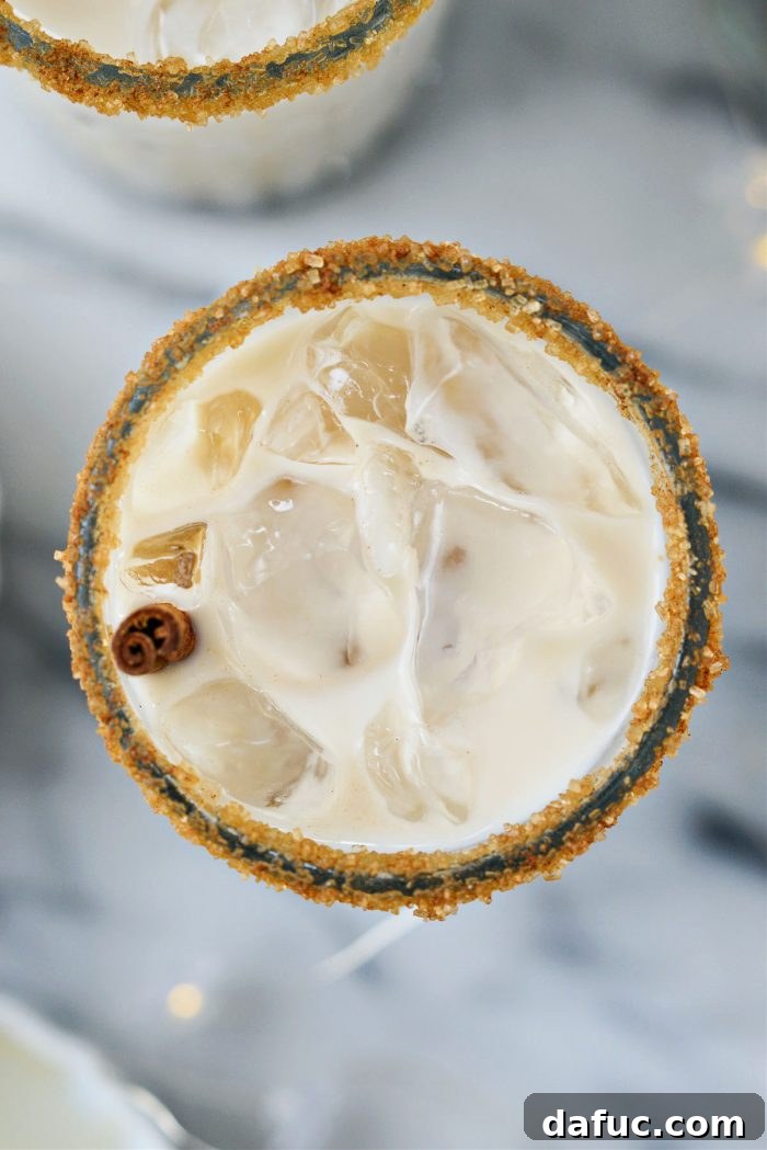 Cinnamon White Russian