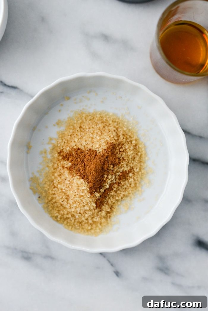 cinnamon sugar rim