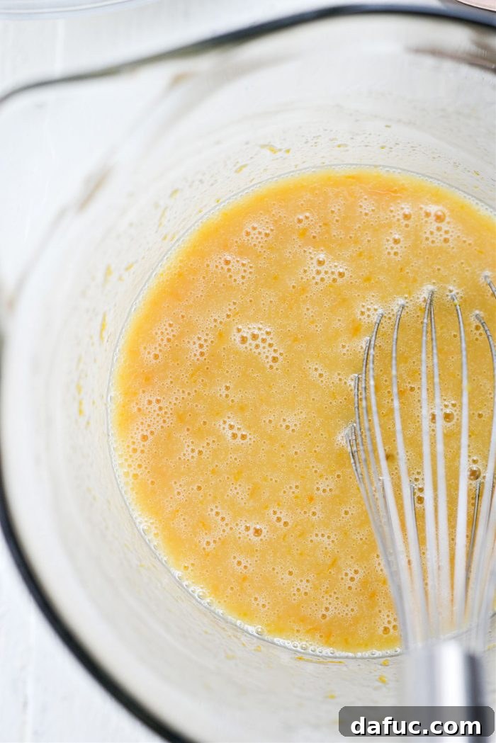 Fragrant Orange Cardamom Gems 12 Wet ingredients whisked together until smooth