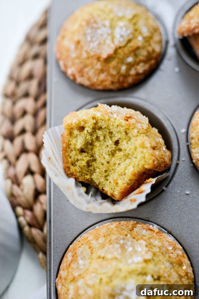 Fragrant Orange Cardamom Gems 3 Close-up of freshly baked Orange Cardamom Muffins