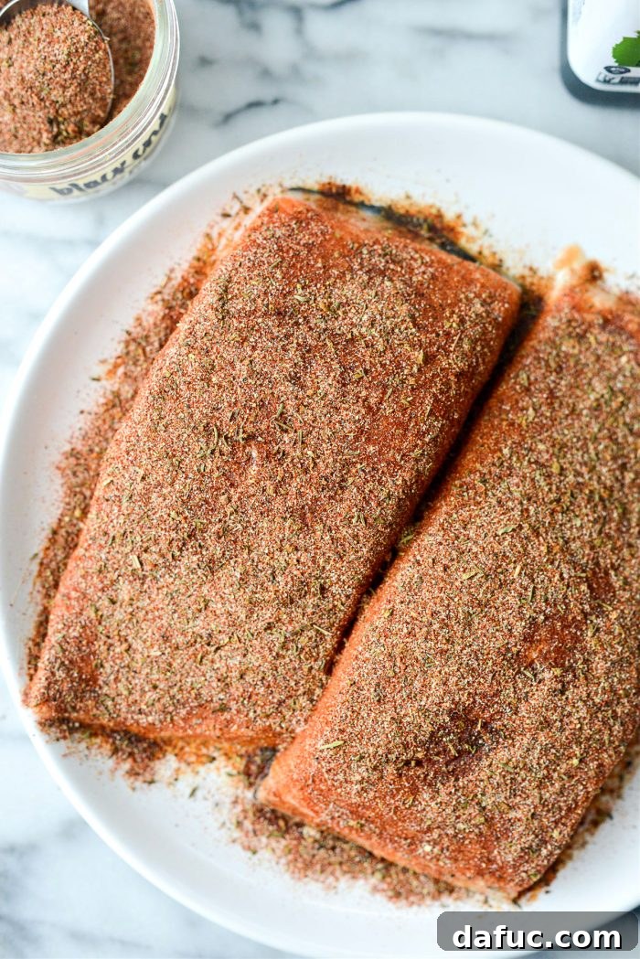 Spicy Salmon Street Tacos 12 Seasoning salmon with blackened seasoning blend