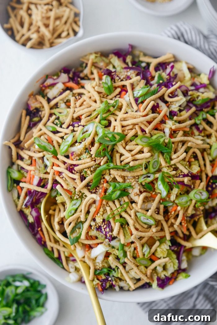 Crunchy Asian Chicken Salad 13 Beautifully presented Chinese Chicken Salad with fresh ingredients and a rich dressing
