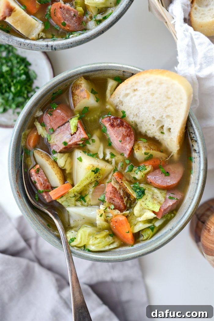Kielbasa Potato Leek Soup