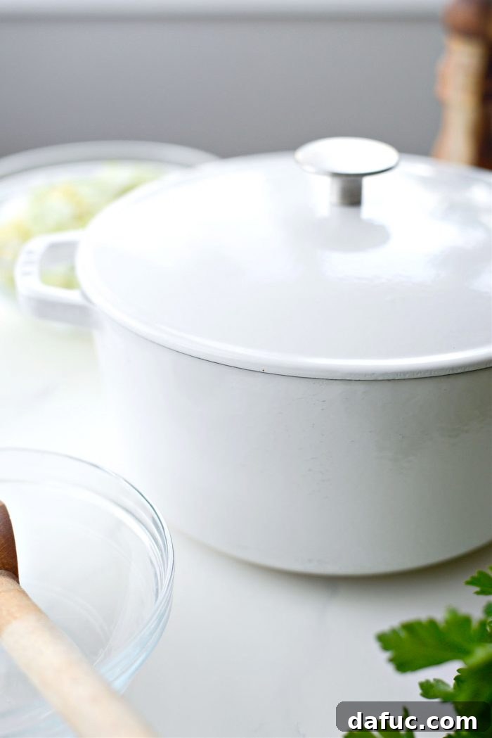 Cover the pot and cook the soup