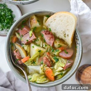 Kielbasa Potato Leek Soup