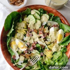 Shoreline Salad with Avocado Ranch Dressing