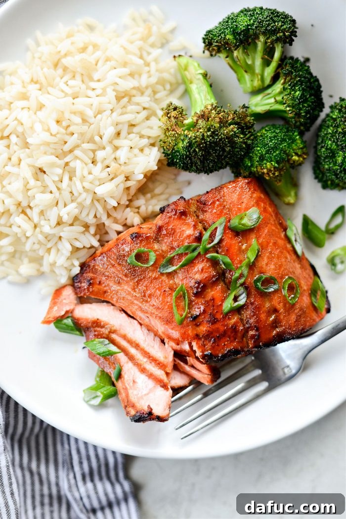 Air Fryer Sriracha Salmon