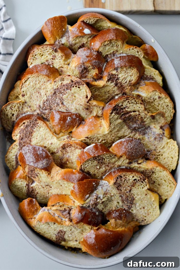 Caramelized Brown Sugar Baked French Toast 17 Spiced brown sugar swirl on top of French toast