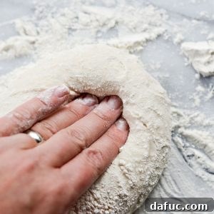 stretch to make pizza