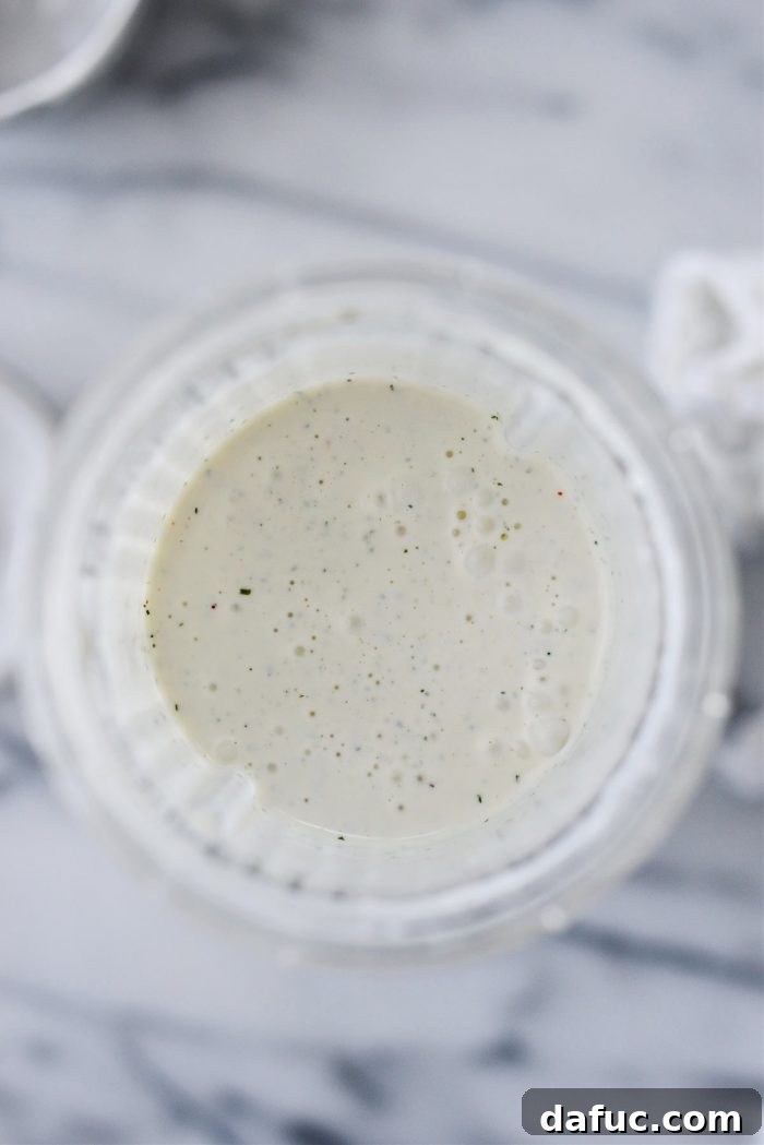 blended ranch in blender