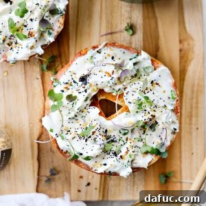 Sweet & Spicy Bagel with Zesty Chive Cream Cheese 20 Honey Sriracha Toasted Bagel