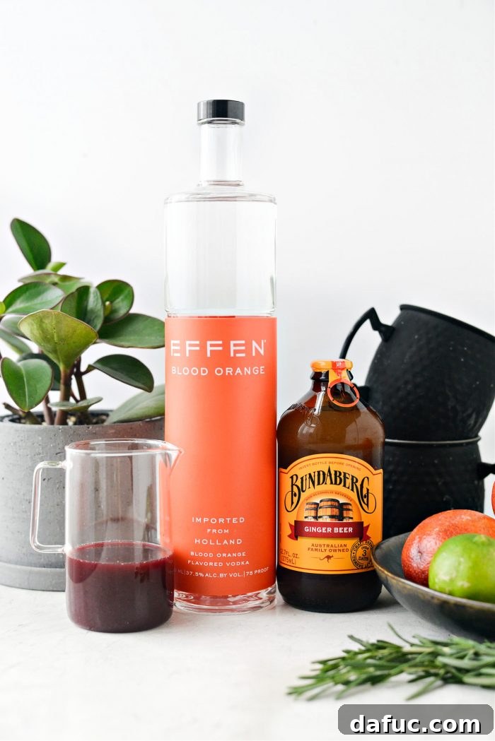 Crimson Blood Orange Mule 4 Blood Orange Moscow Mule ingredients