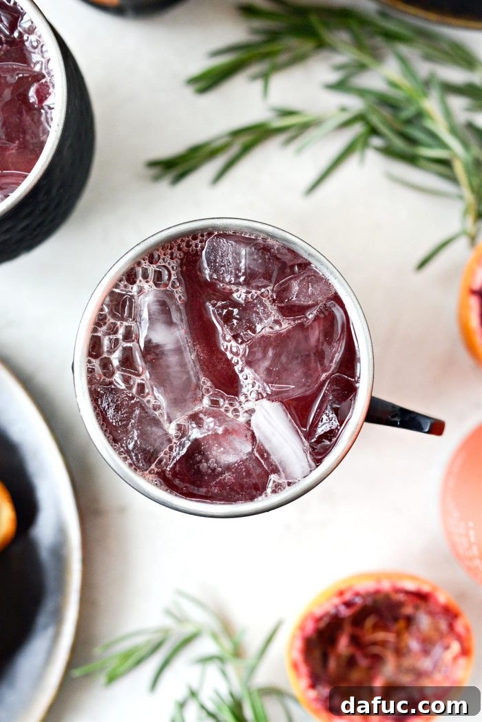 Crimson Blood Orange Mule 10 Blood Orange Moscow Mule