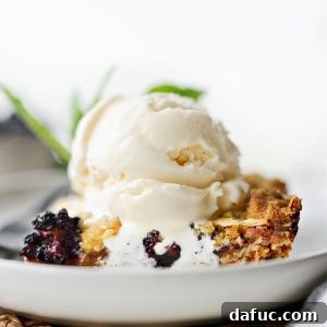 Blackberry Almond Streusel Bars