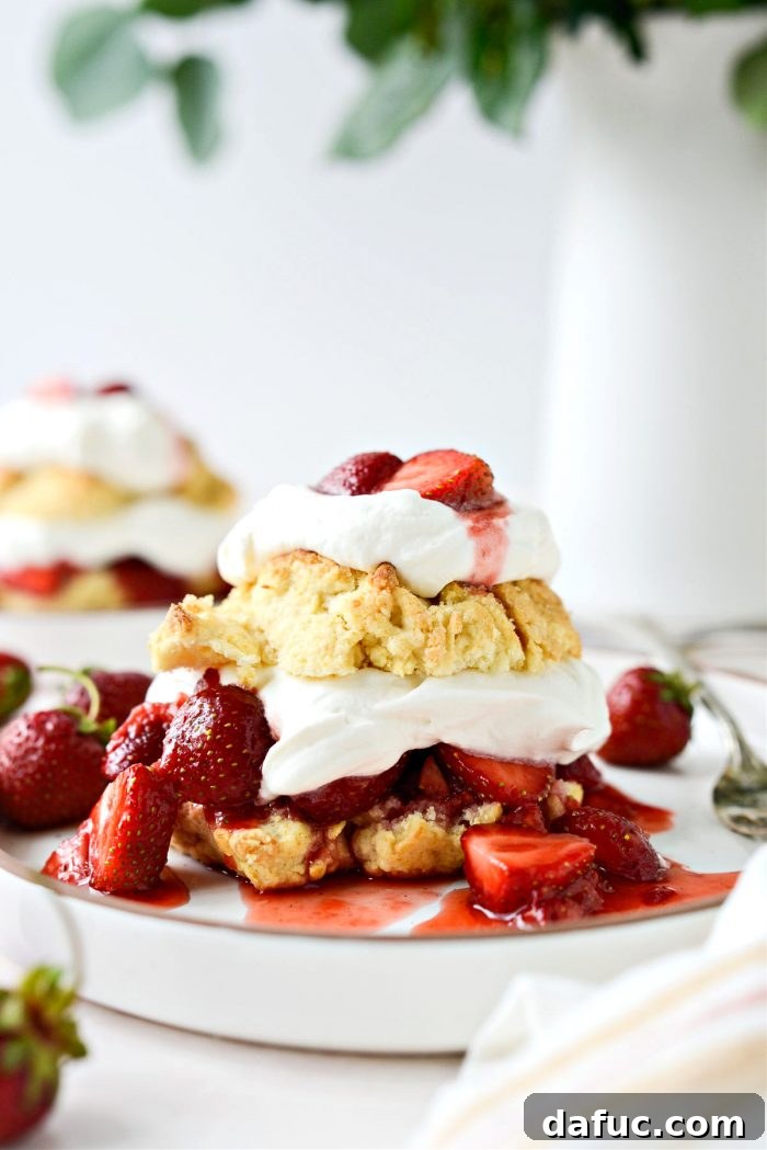 Freshly Baked Strawberry Dream 23 Final touches with more whipped cream and strawberries