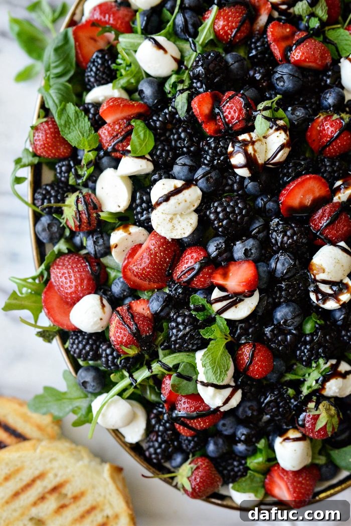 Sweet Berry Caprese Medley 12 Berry Caprese Salad