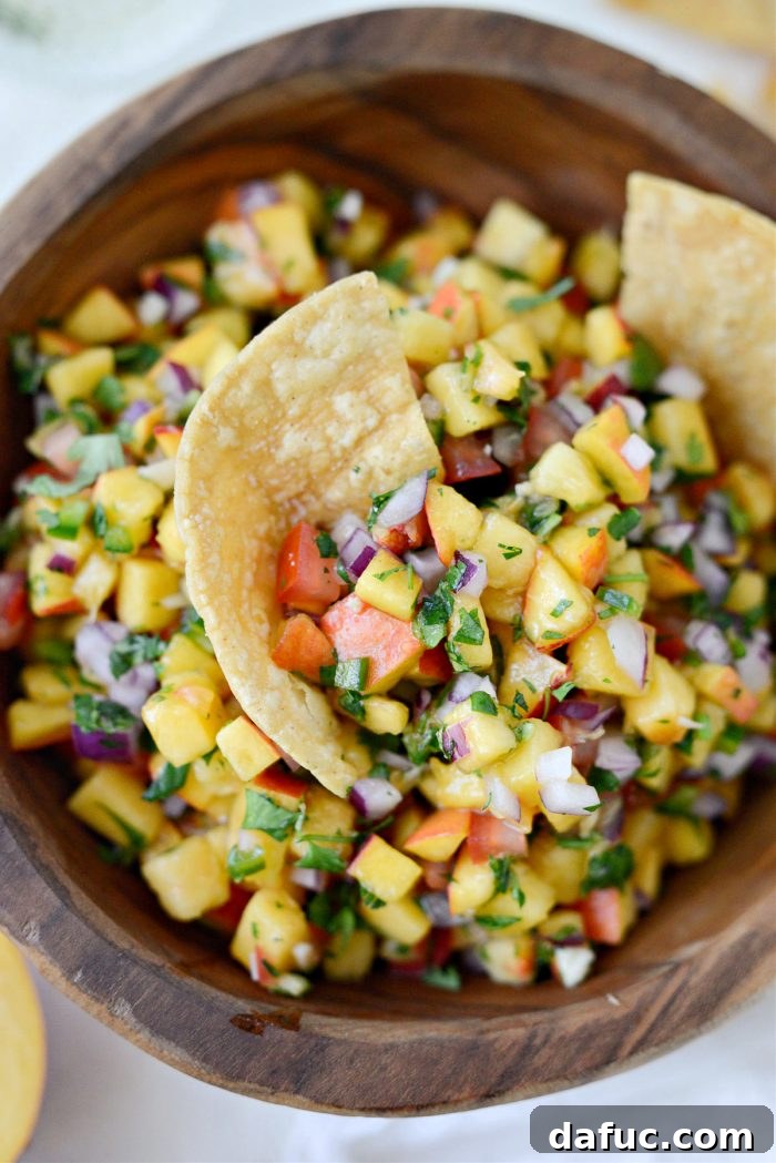 Summer Peach Salsa 11 Fresh Peach Salsa