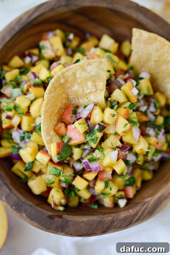 Summer Peach Salsa 12 Fresh Peach Salsa