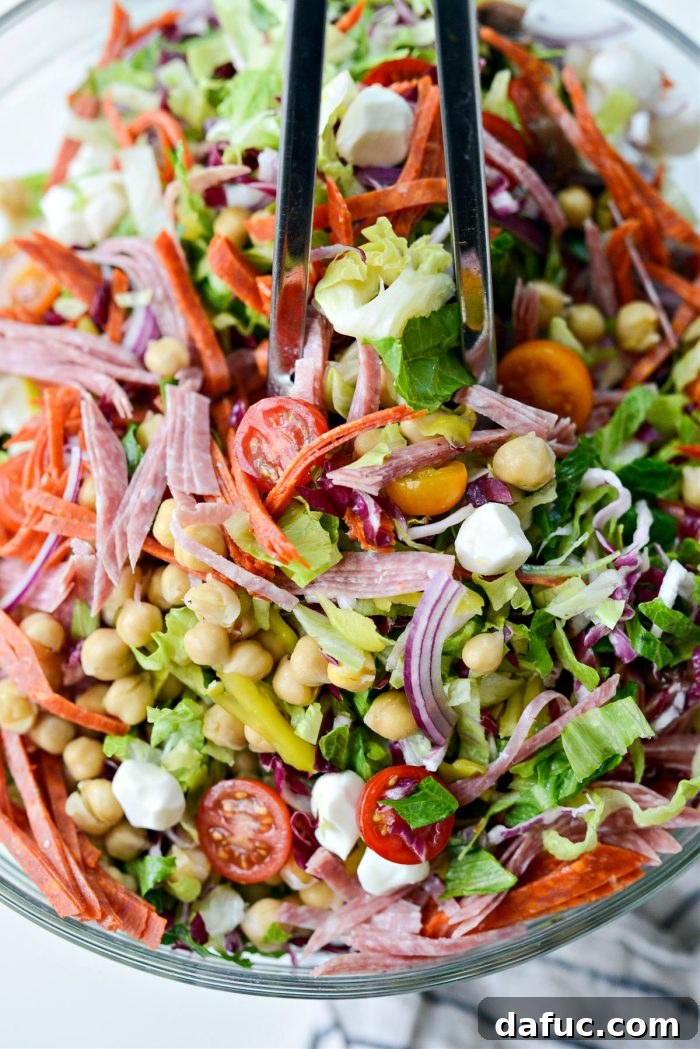 Classic Italian Chopped Perfection 12 gently toss to combine