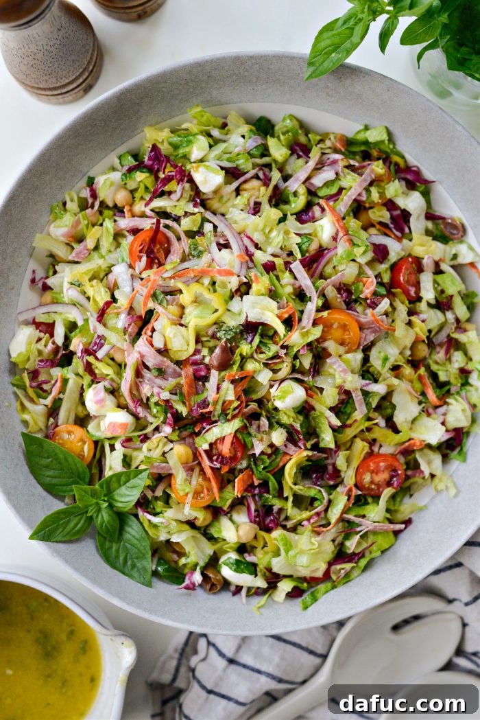Classic Italian Chopped Perfection 16 Italian Chopped Salad