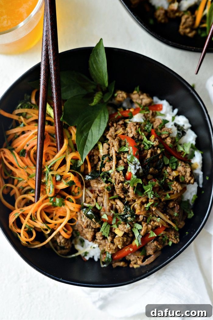 Fragrant Thai Basil Beef 2 Thai Basil Beef
