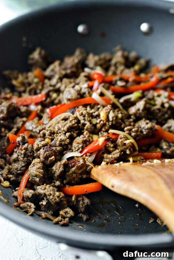 Fragrant Thai Basil Beef 13 toss