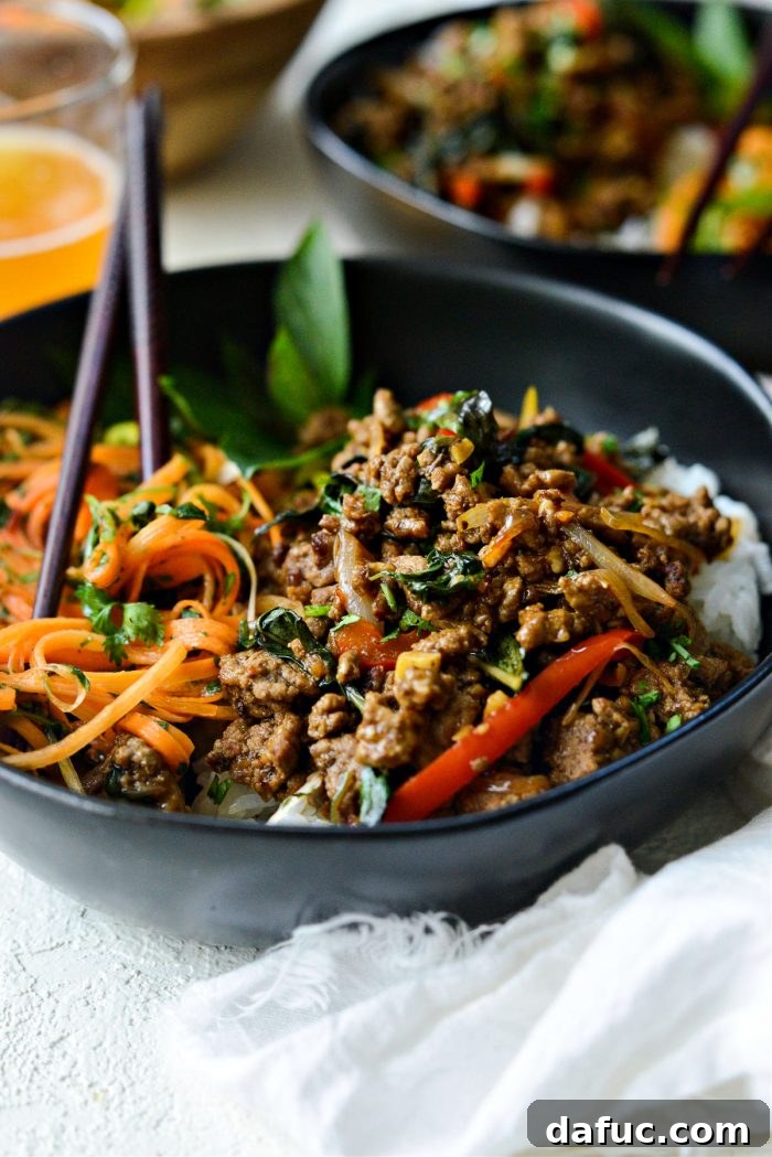 Fragrant Thai Basil Beef 3 Thai Basil Beef
