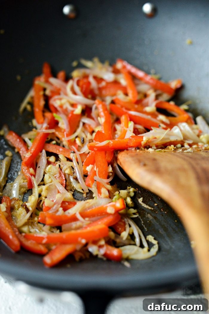 Fragrant Thai Basil Beef 10 stir fry until soft and shallots browned in spots