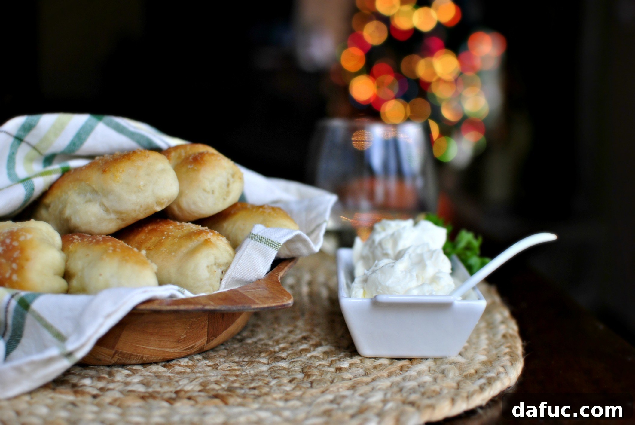 Homemade Breadsticks and Garlic Cheese Dip