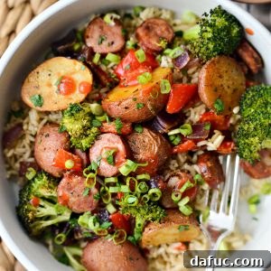 Sheet Pan Andouille Sausage and Vegetables