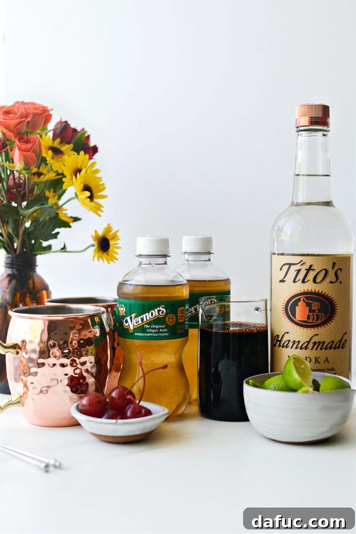 Mitten State Mule 4 ingredients for Michigan Mule