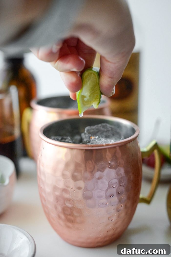 Mitten State Mule 7 lime juice