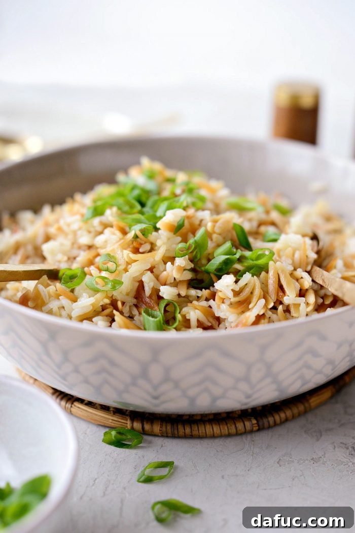 The Secret to Amazing Rice Pilaf: Toasted Orzo in Butter - A Must-Try Side Dish