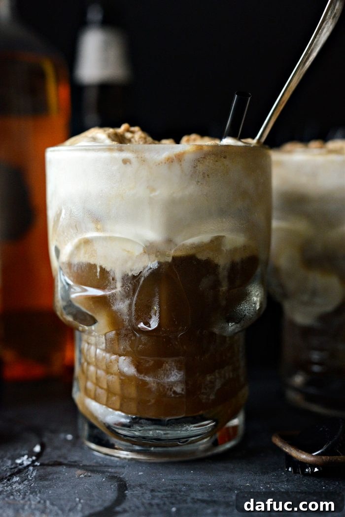 Red Hot Root Beer Float 2 Fireball Root Beer Floats - adult beverage for parties