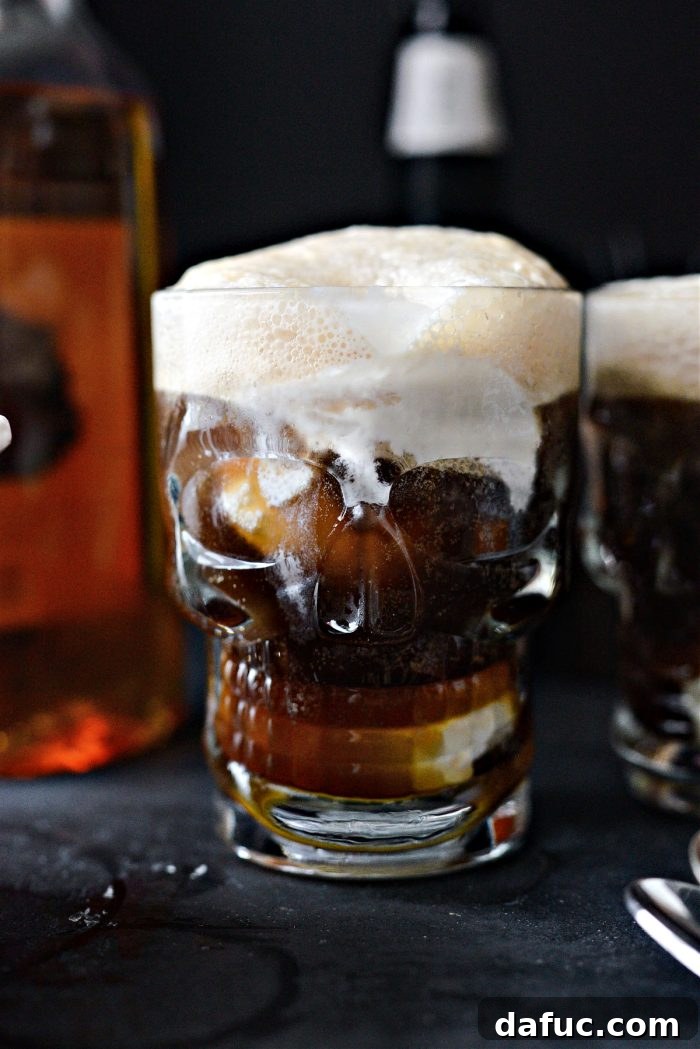 Red Hot Root Beer Float 9 Two finished Fireball Root Beer Floats