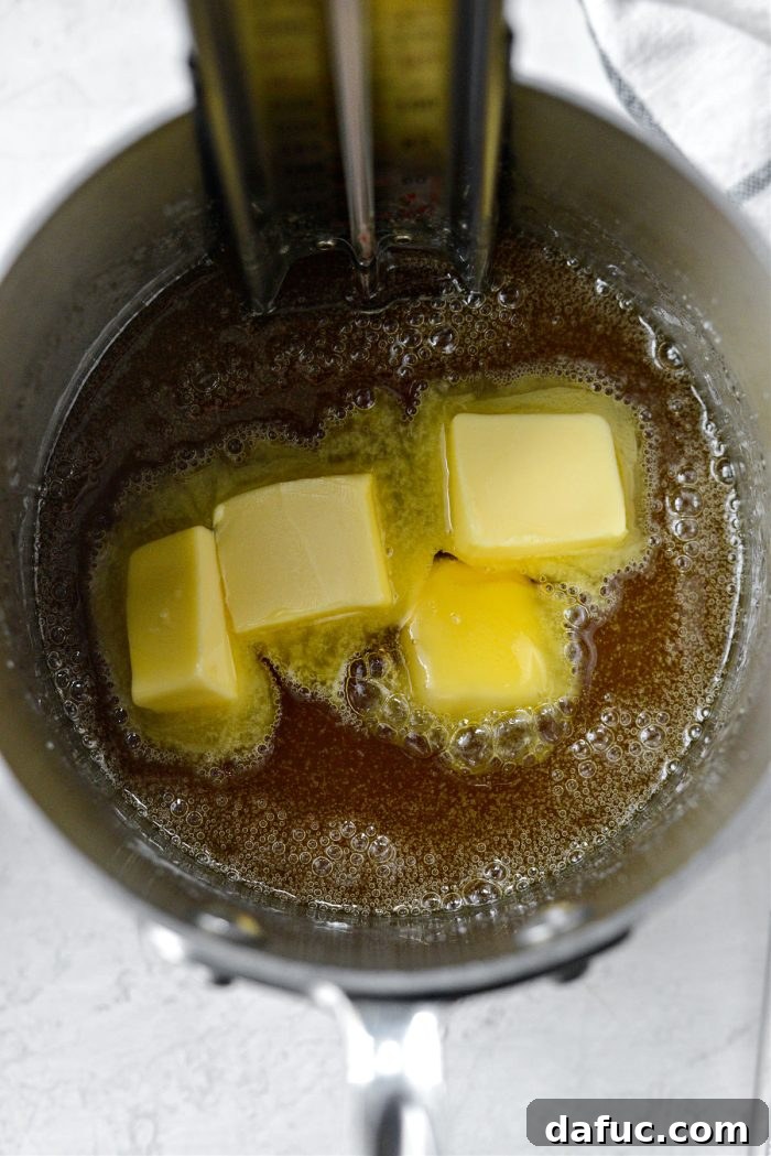 Sweet & Simple Homemade Caramel Apples 13 add butter and salt