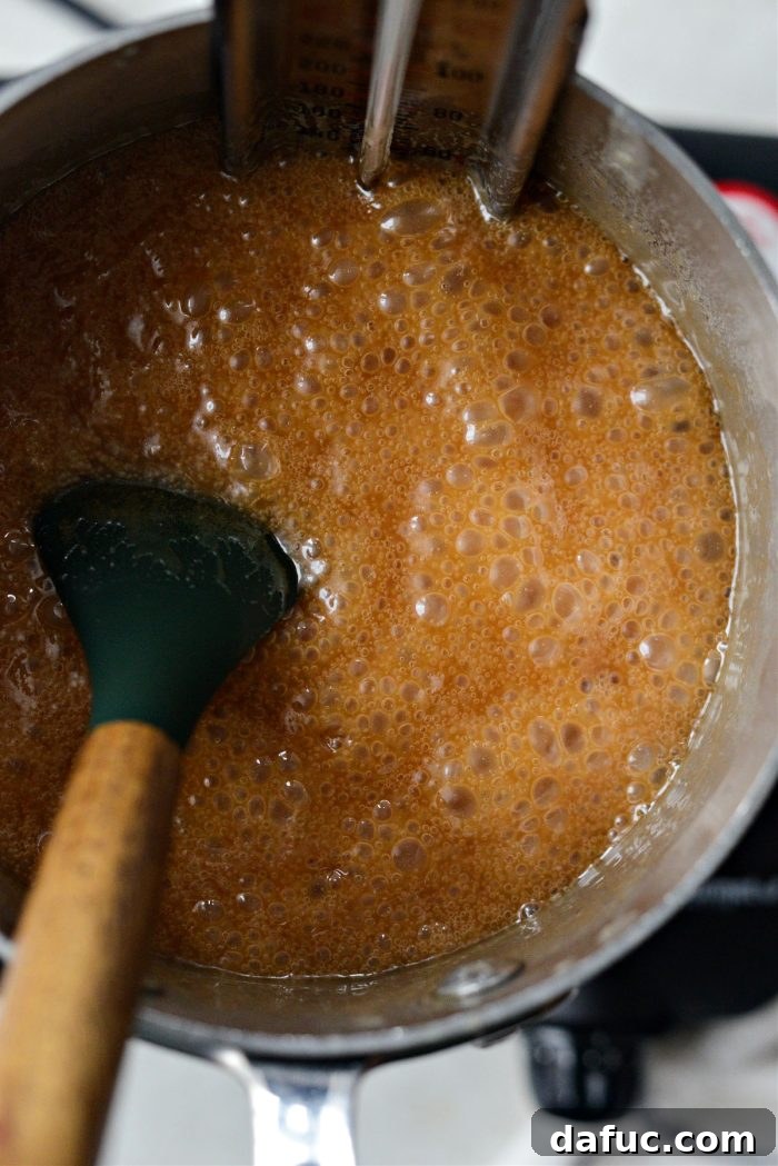 Sweet & Simple Homemade Caramel Apples 15 heat to 240 degrees