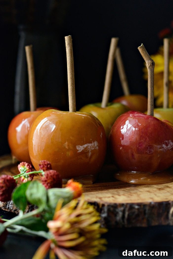 Sweet & Simple Homemade Caramel Apples 19 Easy Caramel Apples