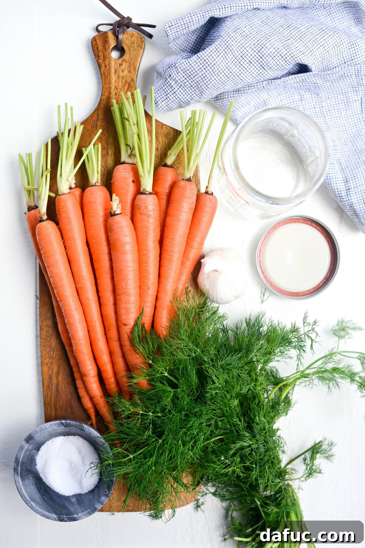 Probiotic Dill Carrot Sticks 4 ingredients for Naturally Fermented Dilly Carrots