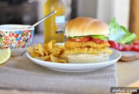 Golden Crispy Fish Sandwiches with Zesty Old Bay Tartar