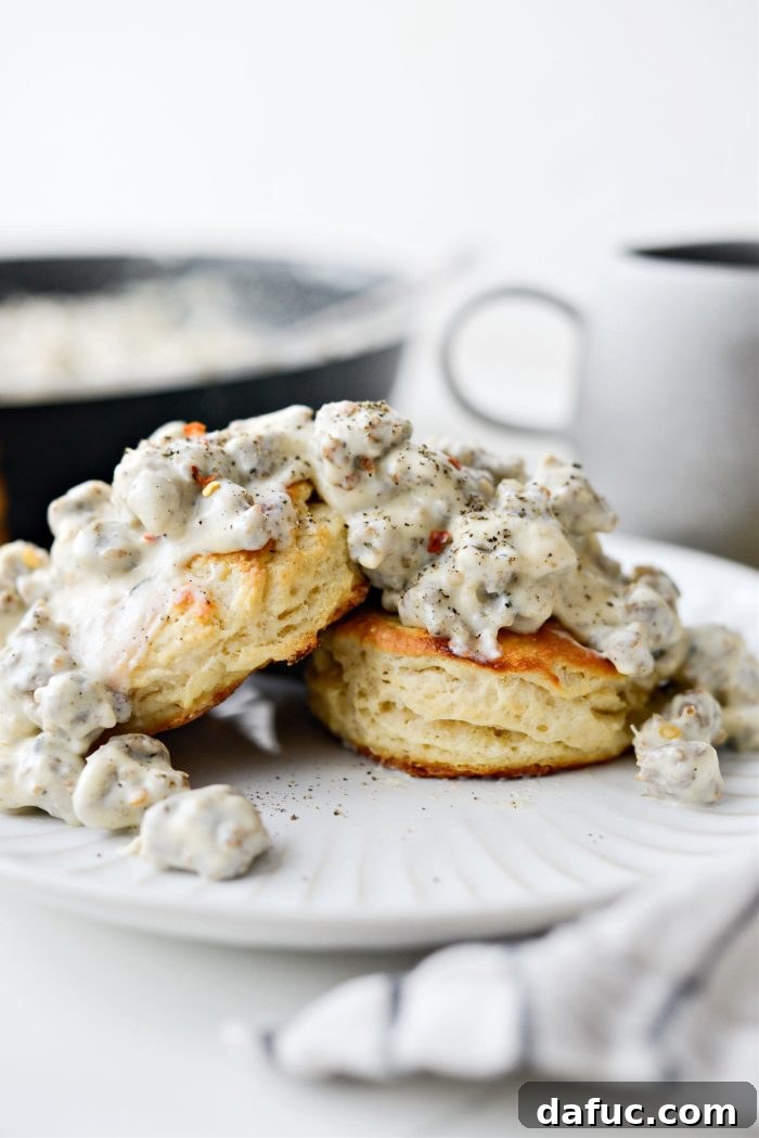 Spicy Farmhouse Breakfast Sausage Gravy 19 Homemade Spicy Breakfast Sausage Gravy