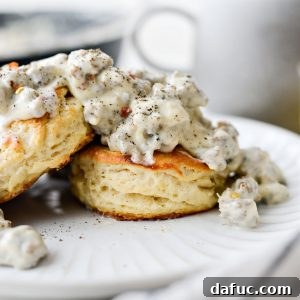 Homemade Spicy Breakfast Sausage Gravy