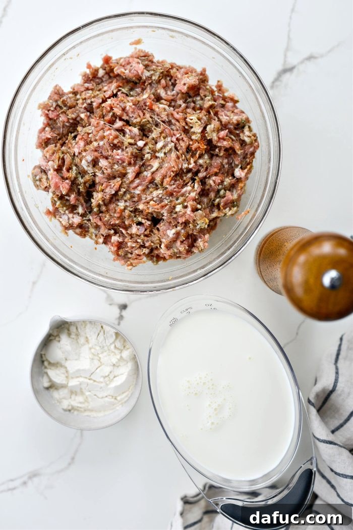 Spicy Farmhouse Breakfast Sausage Gravy 9 Homemade Spicy Breakfast Sausage Gravy ingredients