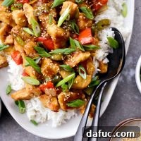 Healthy Sesame Chicken | Lighter Homemade Stir-fry Recipe