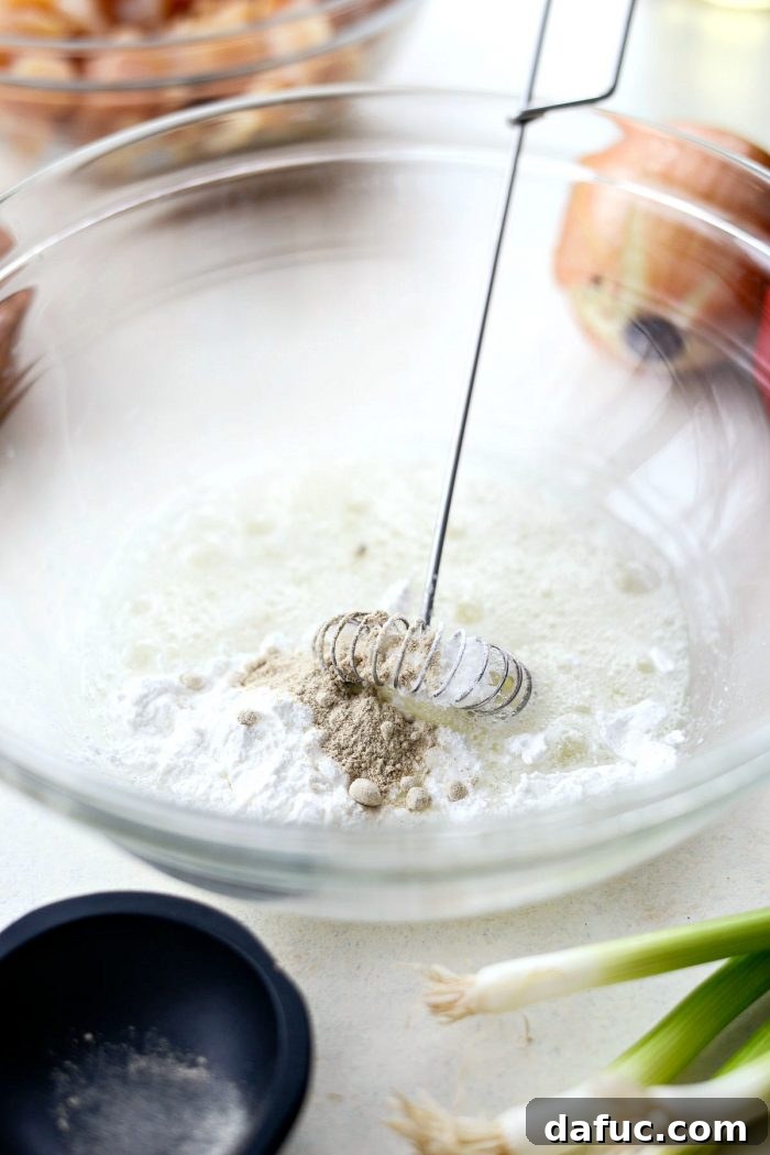 Guilt-Free Sesame Chicken 7 Whisking Homemade Sesame Chicken Sauce